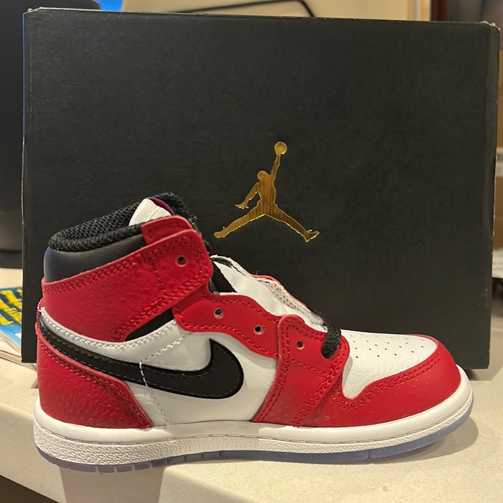 Jordan 1 Retro High Spider-Man Origin Story - Toddler 9C